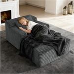 45'' Chaise Lounge Chair Indoor, Corduroy Upholstered Boneless Sofa Bed
