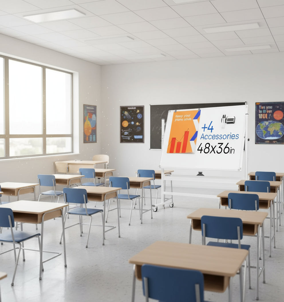 Rolling Dry Erase Board 48 x 36