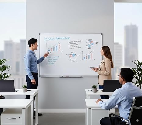 Premium 60"x 36" Multipurpose Magnetic Dry Erase Board