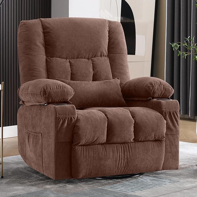 JONPONY MANUEL RECLINER CHAIR WITH HEAT THEROPY AND MASSAGE FUNCTION