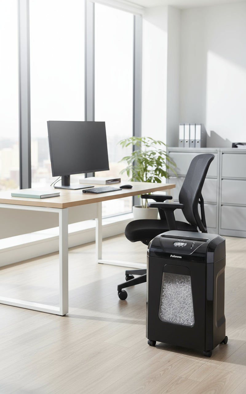 Fellowes 14C10 14-Sheet Cross-Cut Home Office Paper Shredder