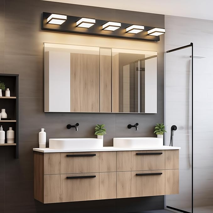 Modern LED 5 Light Bathroom Vanity Lights