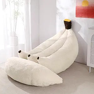 Banana Bean Bag Chair with Ottoman