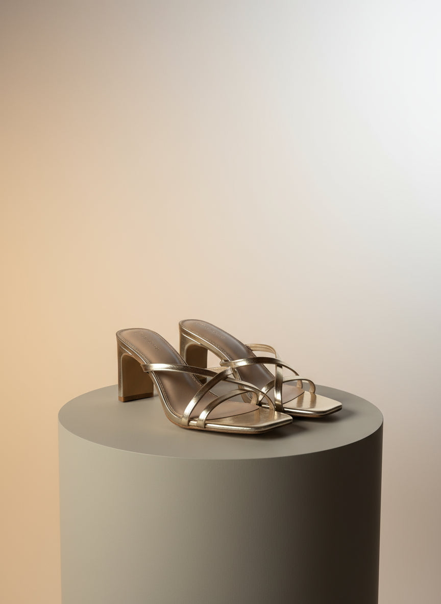 AMELIE GOLD HEEL