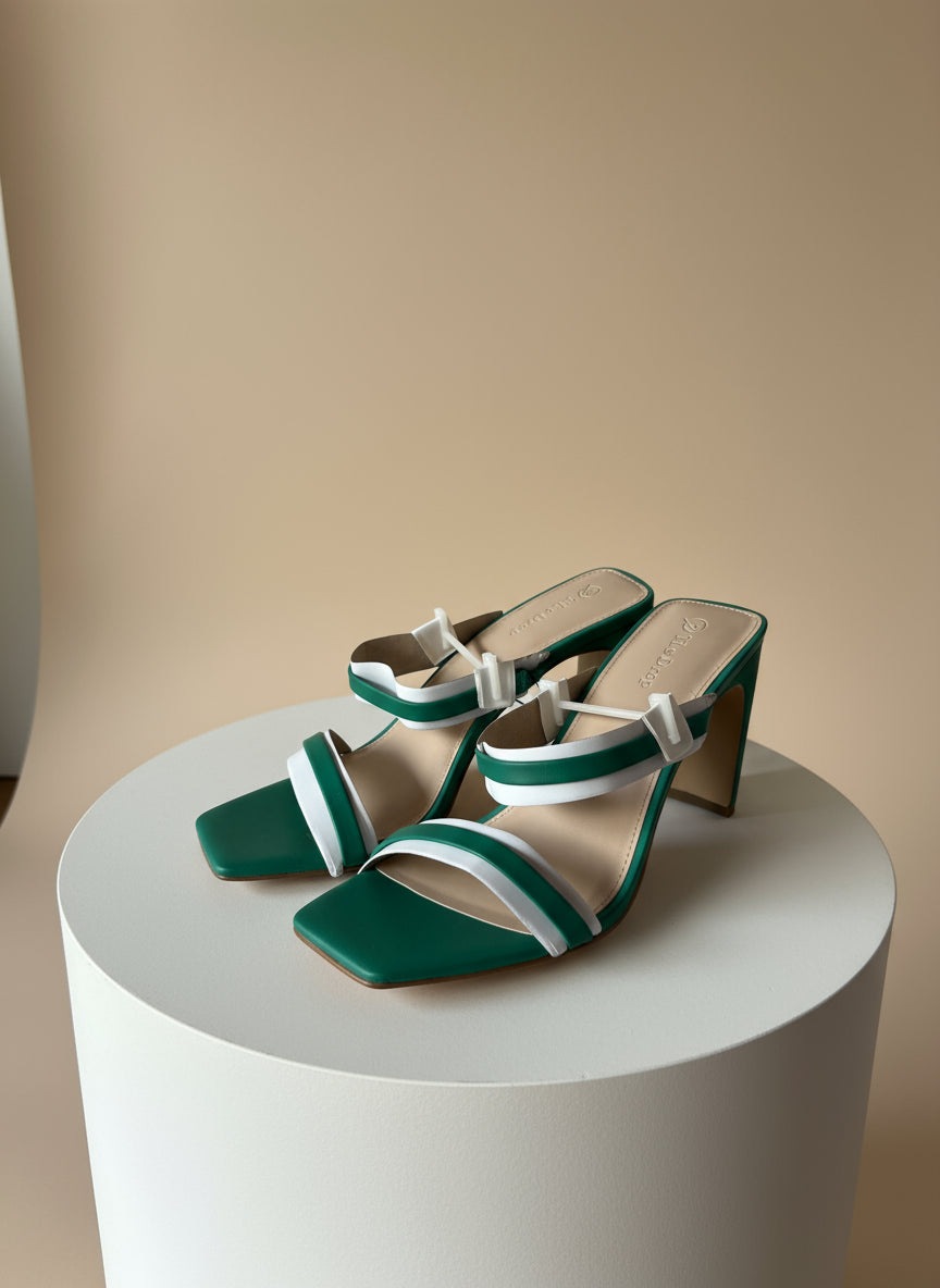 AVERY GREEN HEELS
