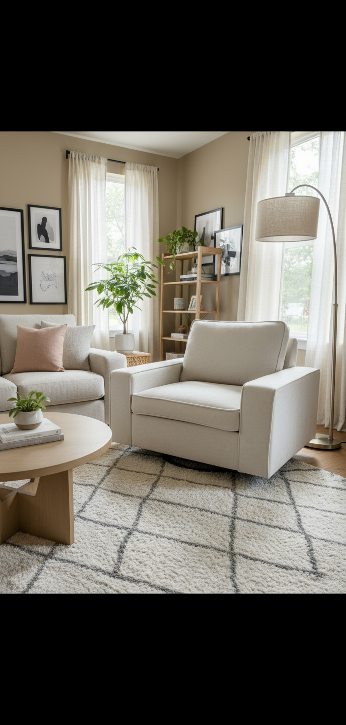 INGALIK SWIVEL ACCENT CHAIR