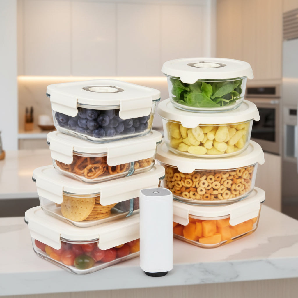 HOLDN STORAGE Vacuum Food Storage Containers