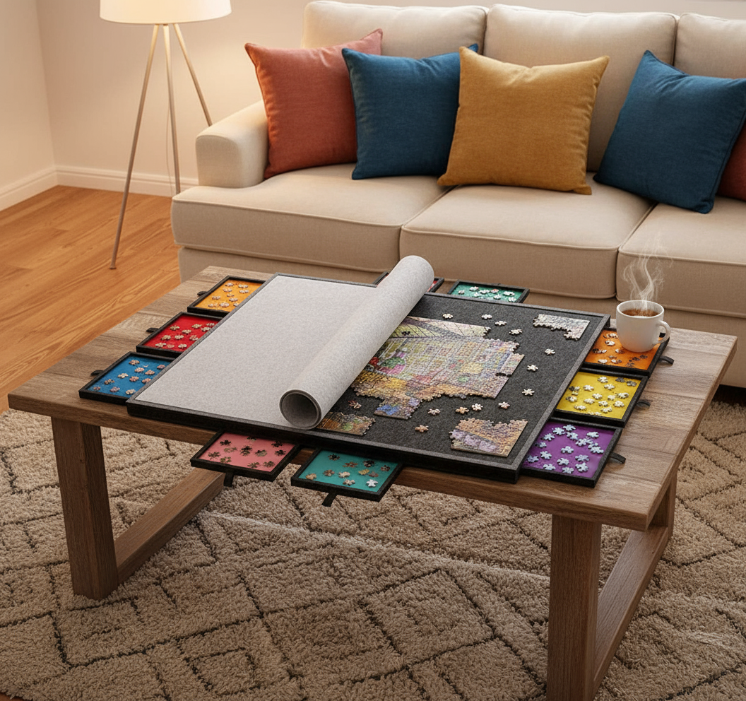 Lavievert 2000 Piece Tilting & Foldable Puzzle Board