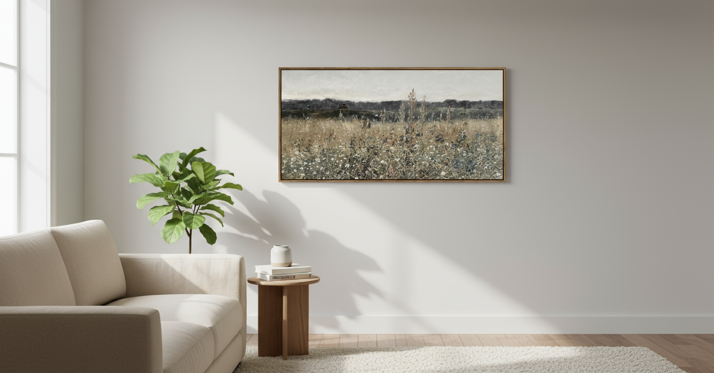 InSimSea Extra Large Framed Vintage Wall Art