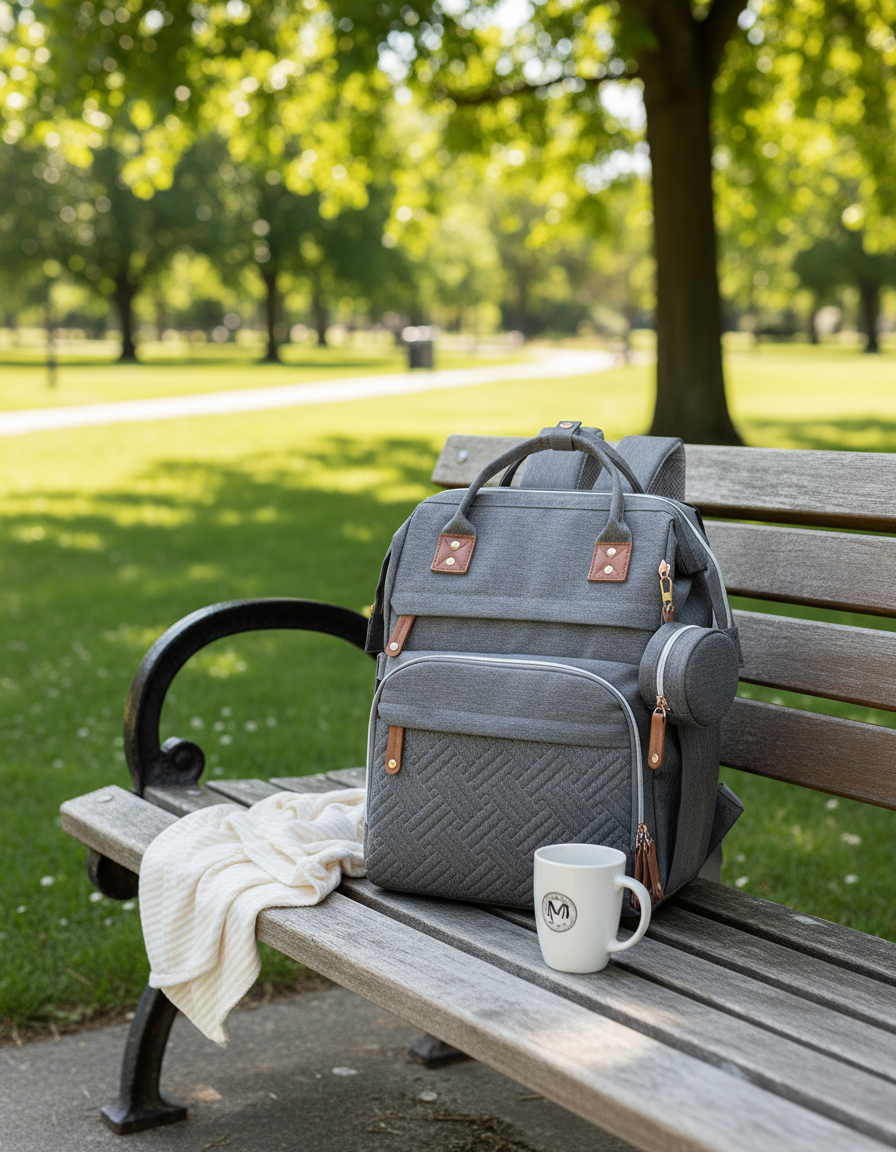 Diaper Bag Backpack with Changing Station