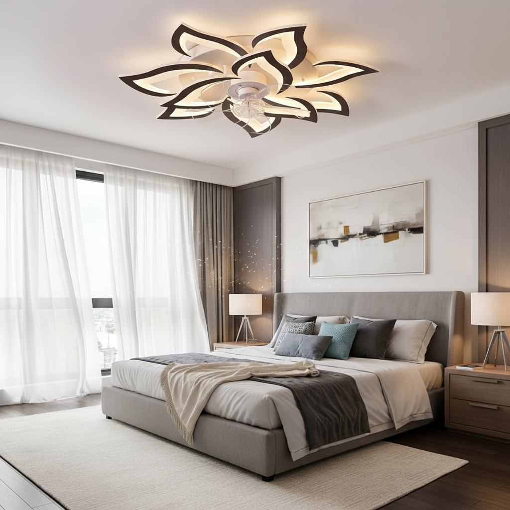 32''Ceiling Fans with Lights and Remote